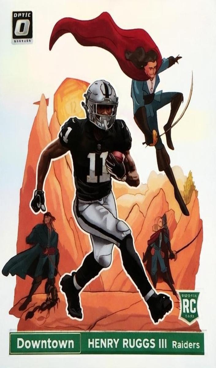 2020 Donruss Optic Football Downtown Henry Ruggs III #DT-38