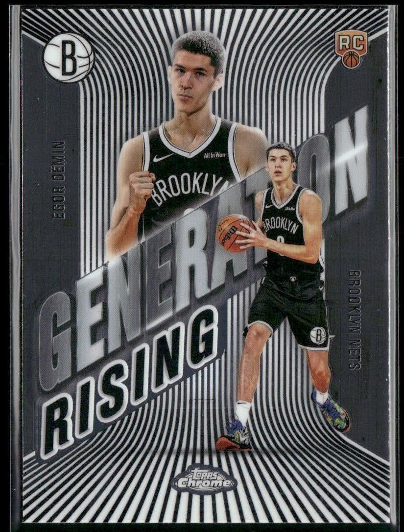 2025 Topps Chrome Basketball Egor Demin #GR-15 PSA 10