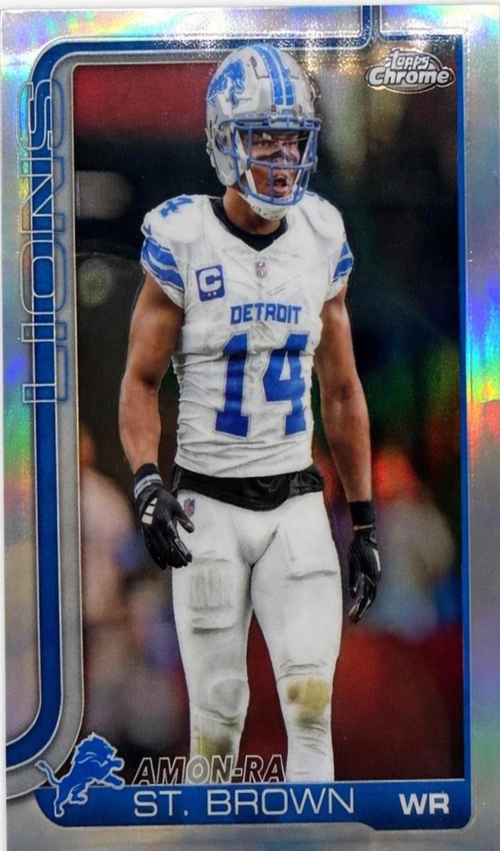 2025 Topps Chrome Football Refractor Jahmyr Gibbs #PP-12