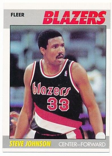 1987 Fleer Basketball Steve Johnson #57 PSA 10
