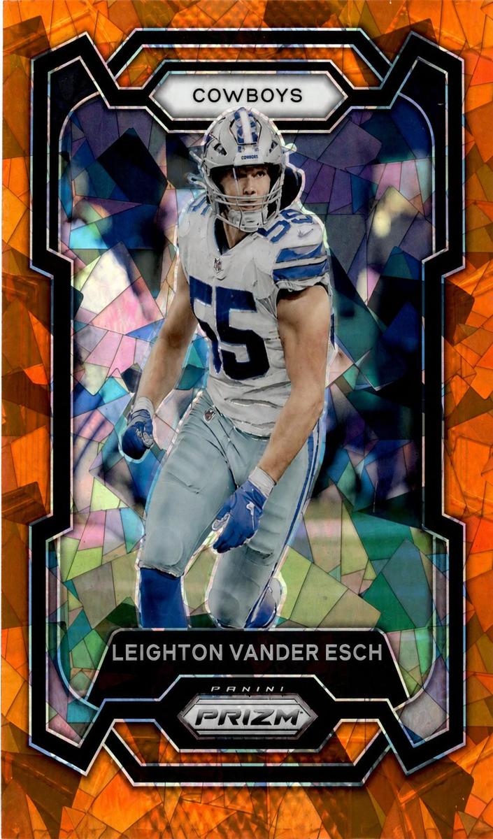 2023 Panini Prizm Football Orange Ice Leighton Vander Esch #76