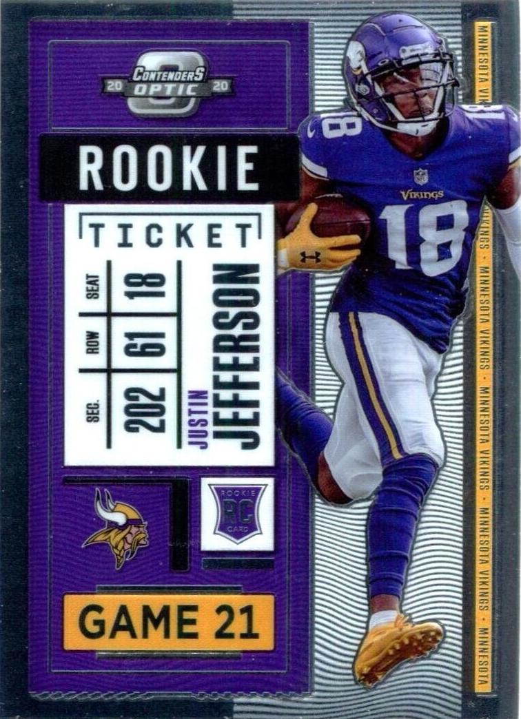 2020 Panini Contenders Optic Football Justin Jefferson #86