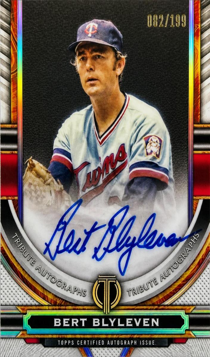 2023 Topps Tribute Baseball Bert Blyleven #TA-BBL PSA 9