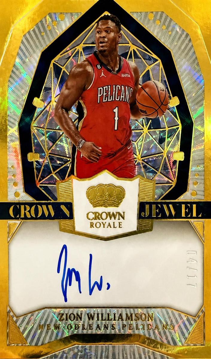 2023 Panini Crown Royale Basketball FOTL Zion Williamson #CJ-ZIW PSA 9