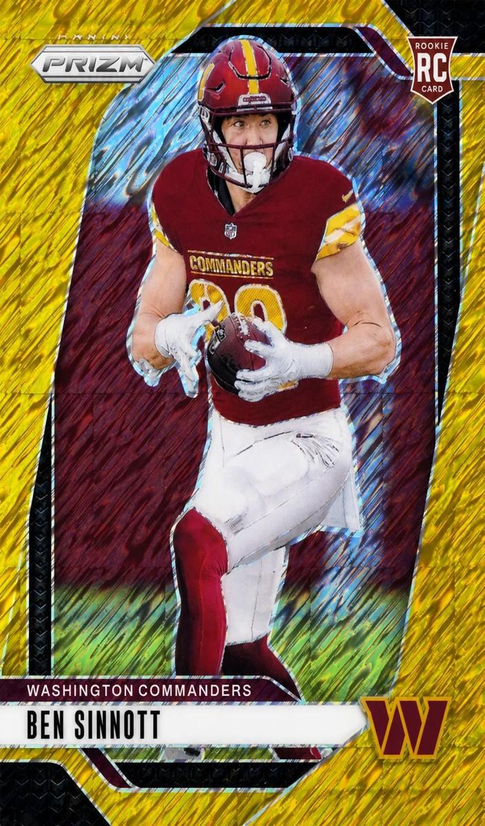 2024 Panini Prizm Football Gold Shimmer Ben Sinnott #307 SGC 10
