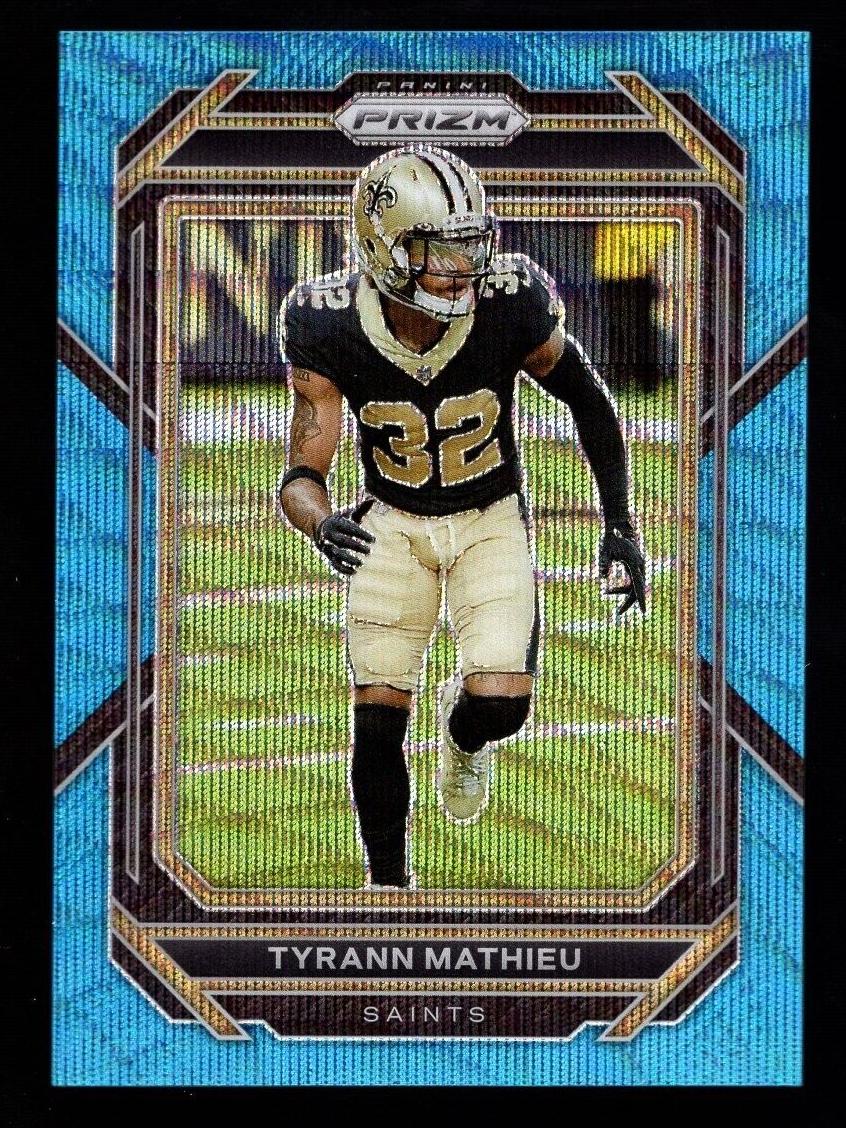 2022 Panini Prizm Football Blue Wave Tyrann Mathieu #211