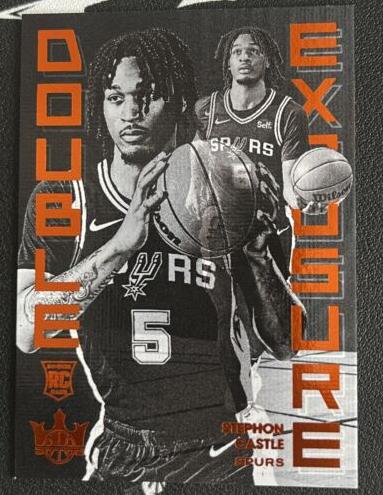 2024 Panini Court Kings Basketball Amber Stephon Castle #25