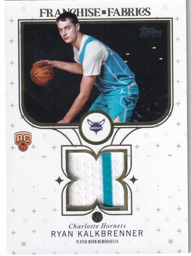 2025 Topps Basketball Ryan Kalkbrenner #FF-RK PSA 8