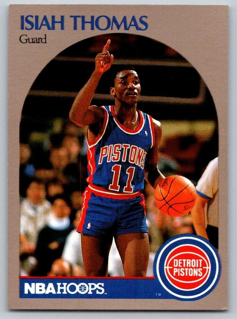 1991 Hoops Basketball Isiah Thomas #31 PSA 9