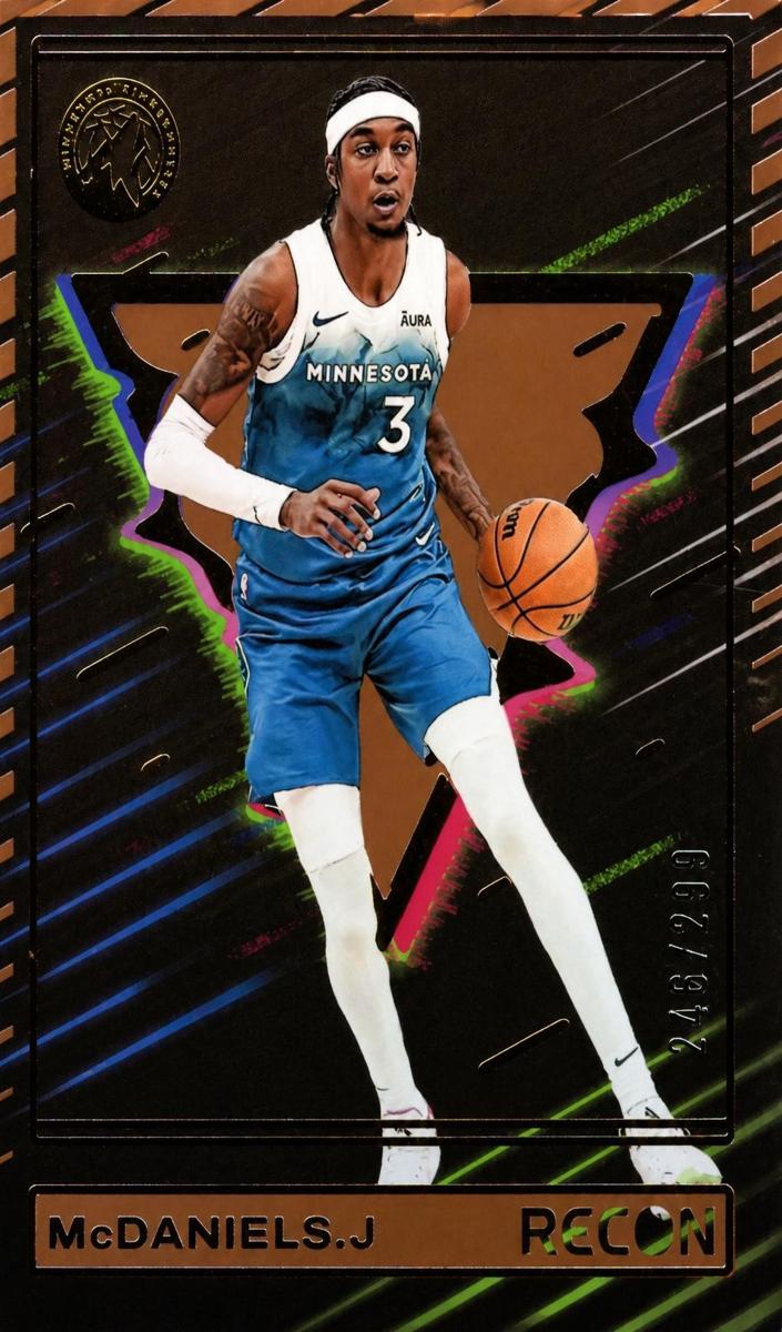 2023 Panini Recon Basketball Holo Bronze Jaden McDaniels #135