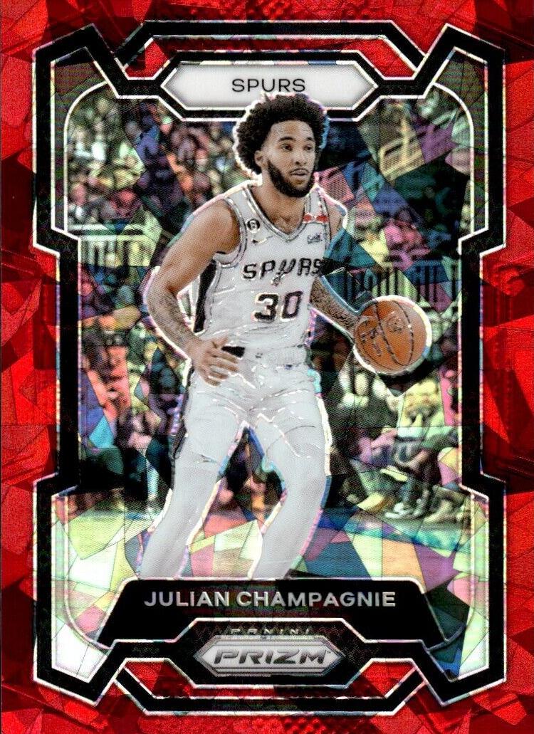 2023 Panini Prizm Basketball Red Ice Julian Champagnie #124
