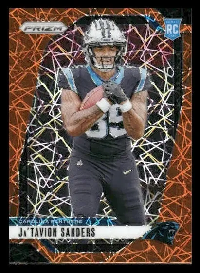 2024 Panini Prizm Football Lazer Ja'Tavion Sanders #343 PSA 9