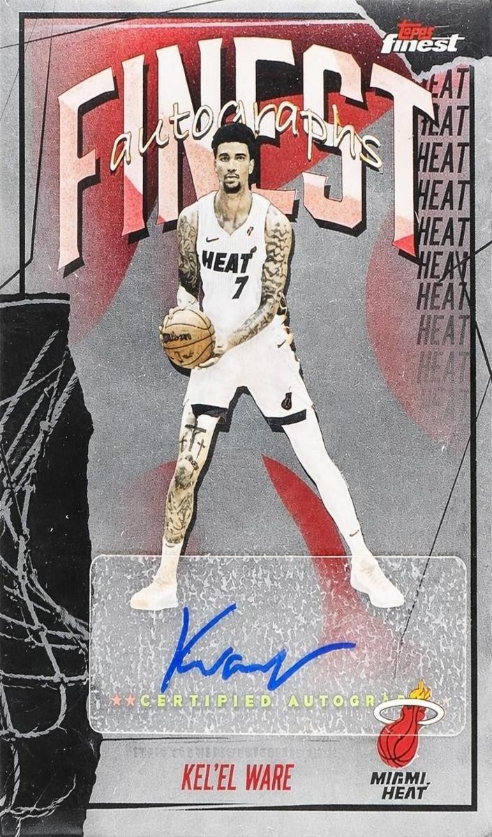 2025 Topps Finest Basketball Kel'el Ware #FAU-KW