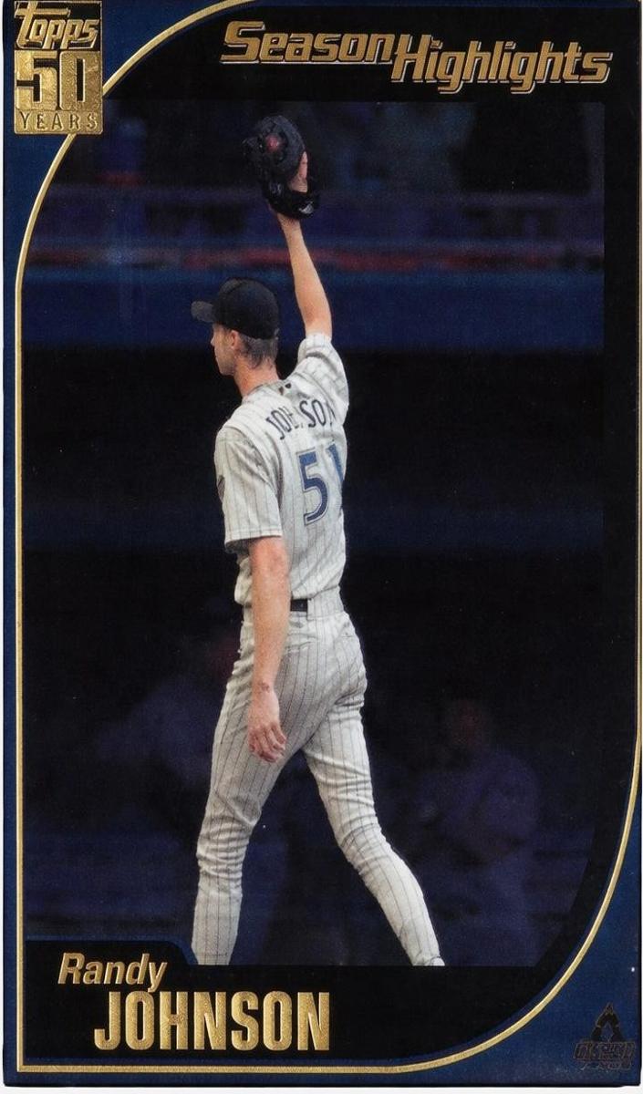 2001 Topps Baseball Randy Johnson #388 PSA 10