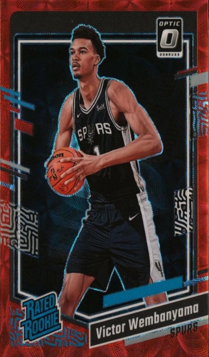 2023 Donruss Optic Basketball International Red Victor Wembanyama #225