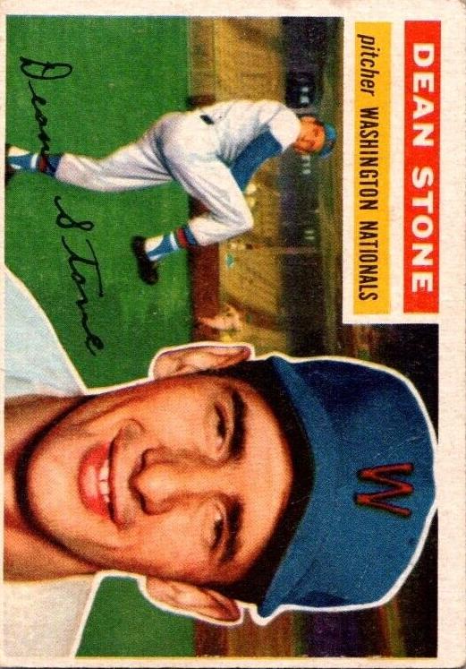 1956 Topps Baseball Dean Stone #87