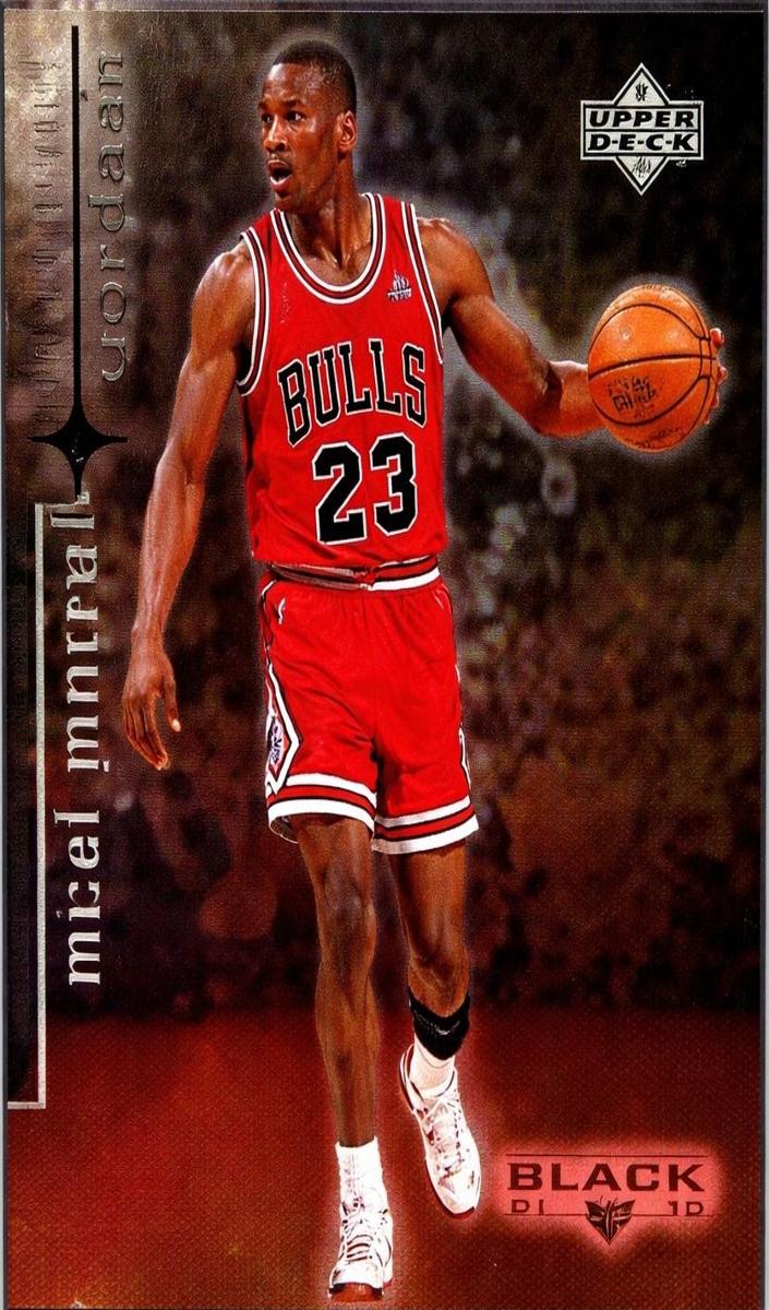 1998 Upper Deck Black Diamond Basketball Single Michael Jordan #9 PSA 8.5