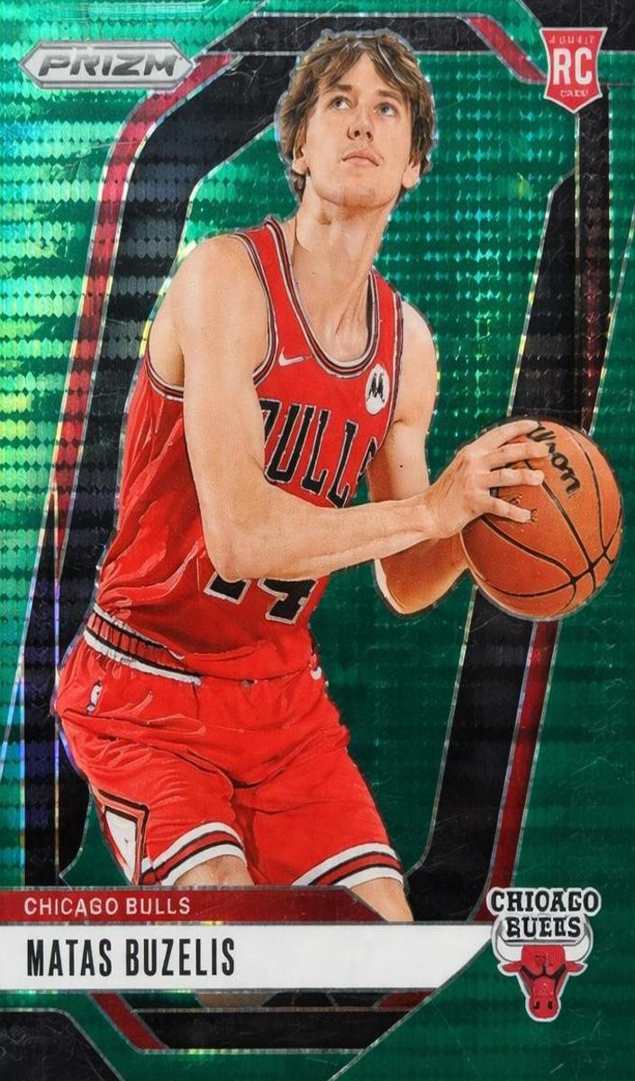 2024 Panini Prizm Basketball Green Pulsar Matas Buzelis #252