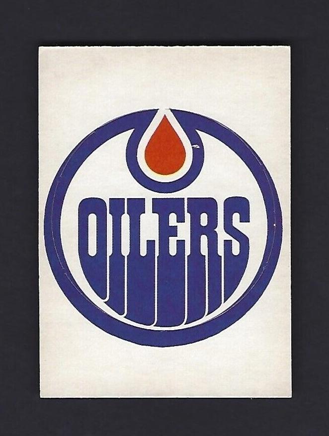 1972 O-Pee-Chee Team Logos Hockey Edmonton Oilers #NNO PSA 8