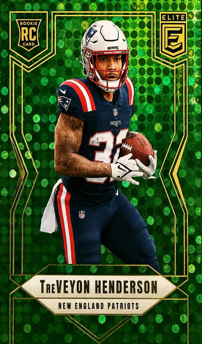 2025 Donruss Elite Football Green Disco TreVeyon Henderson #152