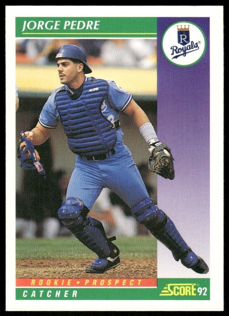 1992 Score Baseball Jorge Pedre #844