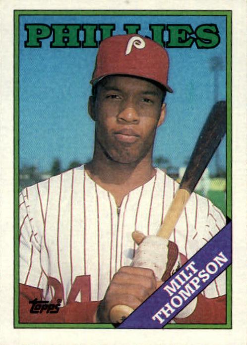 1988 Topps Baseball Milt Thompson #298