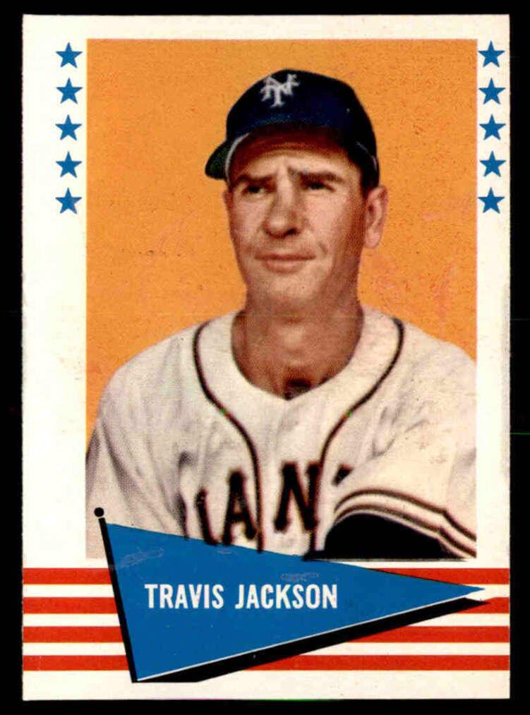 1961 Fleer Baseball Travis Jackson #115