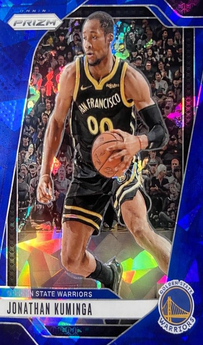 2024 Panini Prizm Basketball Blue Ice Jonathan Kuminga #104