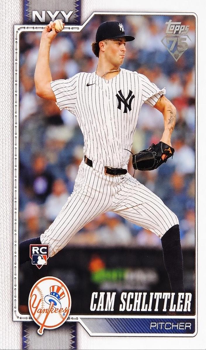 2026 Topps Baseball Cam Schlittler #111 PSA 10