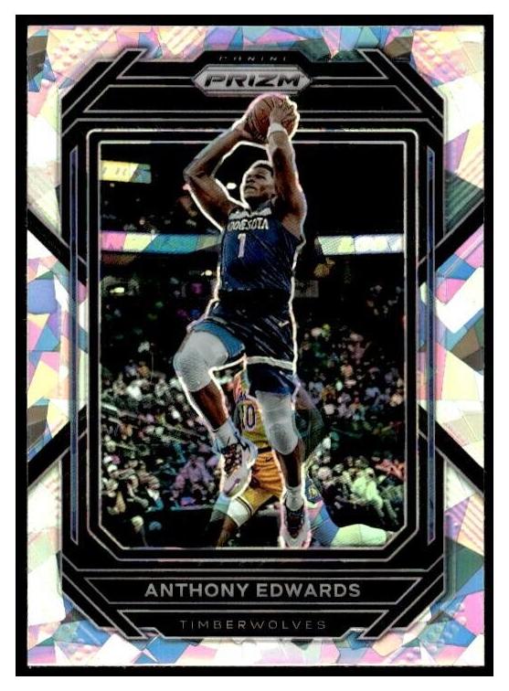 2022 Panini Prizm Basketball Ice Anthony Edwards #56