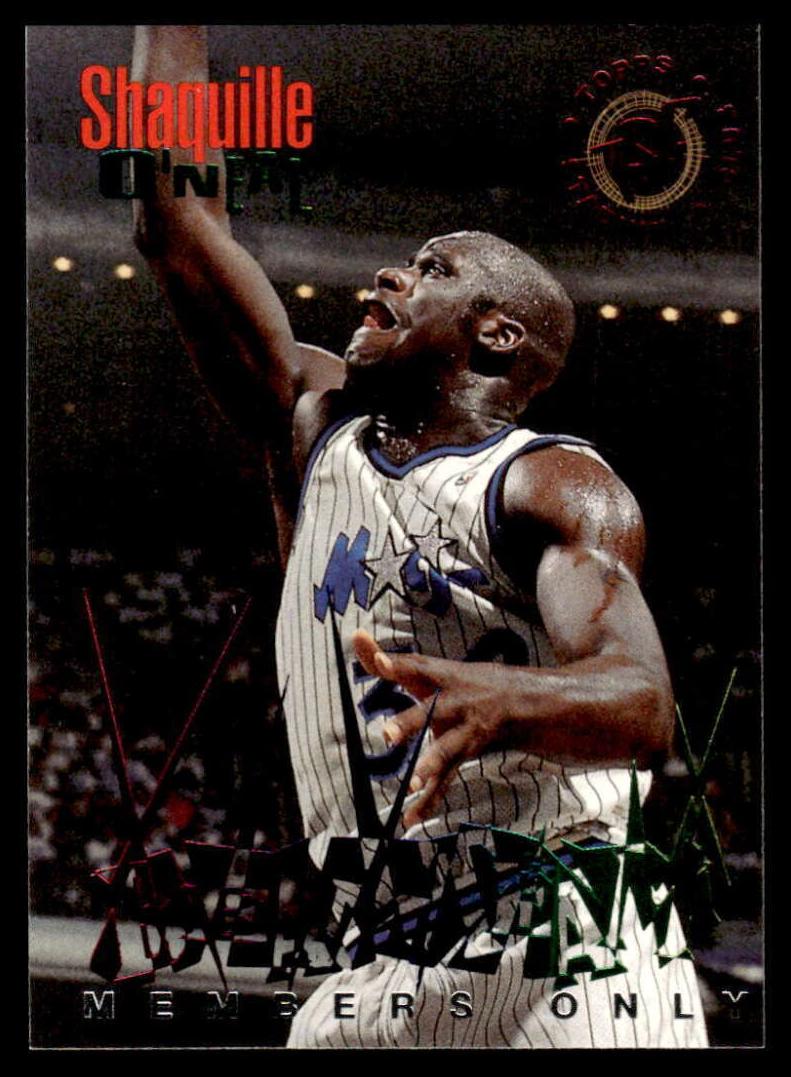 1994 Topps Stadium Club Basketball Members Only Shaquille O'Neal #19 PSA 7