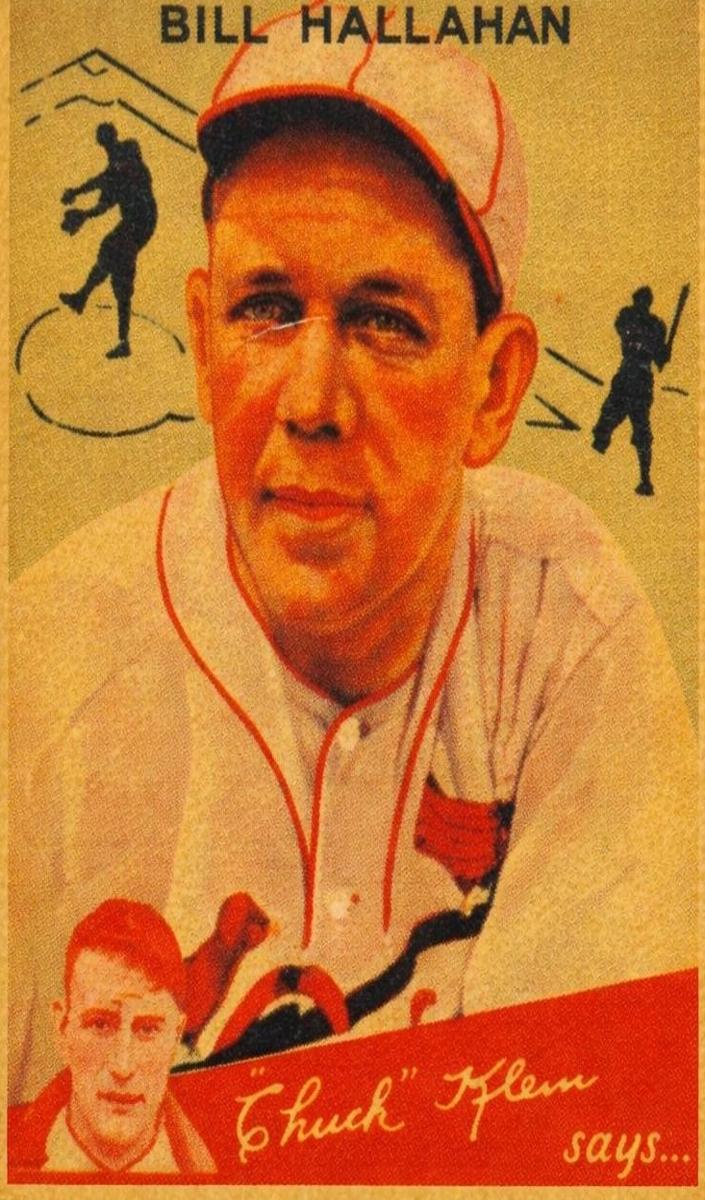 1934 R320 Goudey Baseball Bill Hallahan #82