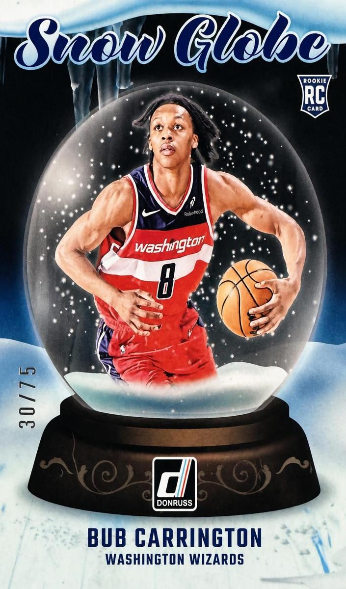 2024 Panini Donruss Basketball Blue Winter Bub Carrington #34