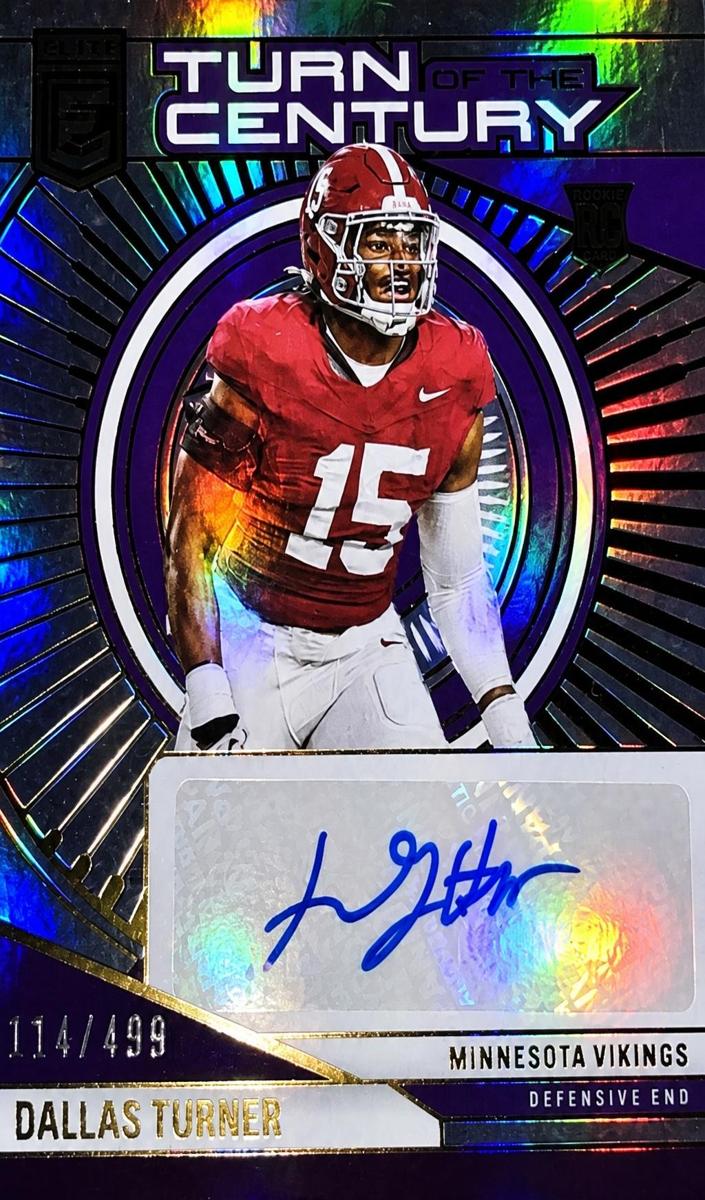 2024 Donruss Elite Football Dallas Turner #TCA-DTU