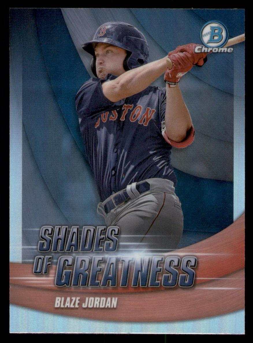 2022 Bowman Chrome Baseball Blaze Jordan #SG-18 PSA 10
