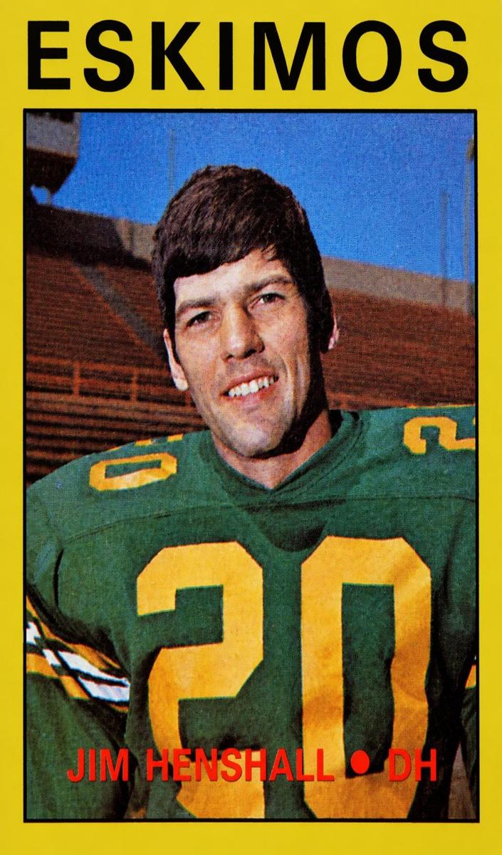 1972 O-Pee-Chee CFL Football Jim Henshall #100