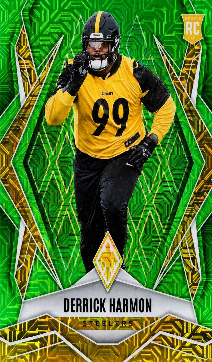 2025 Panini Phoenix Football Lime Green Mojo Derrick Harmon #241