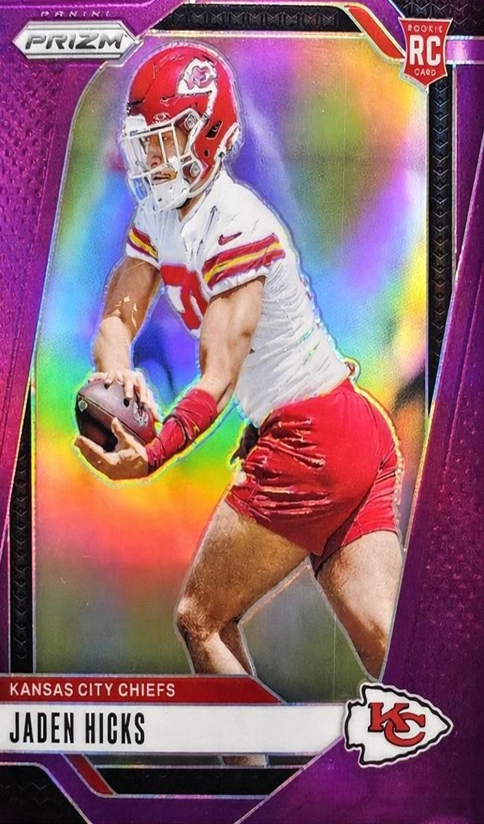 2024 Panini Prizm Football Purple Jaden Hicks #336