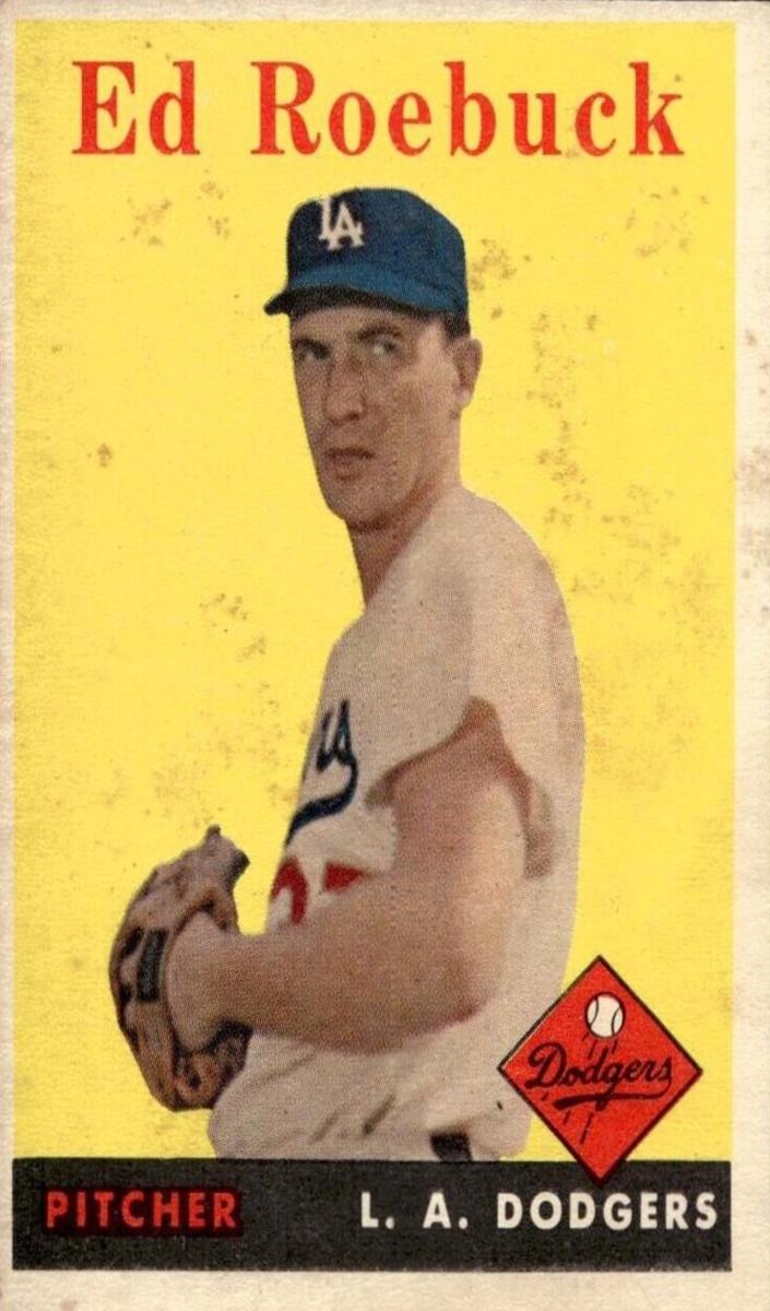 1958 Topps Baseball Ed Roebuck #435