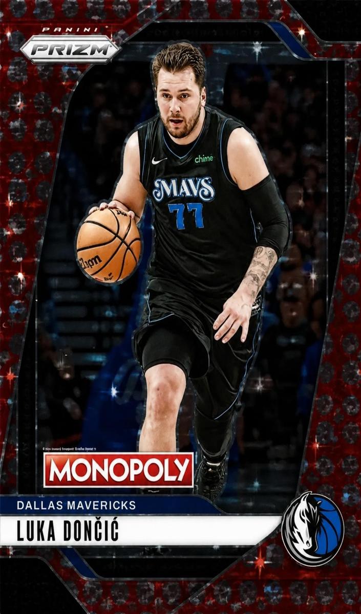 2024 Panini Prizm Monopoly Basketball Free Parking Luka Doncic #49 PSA 10