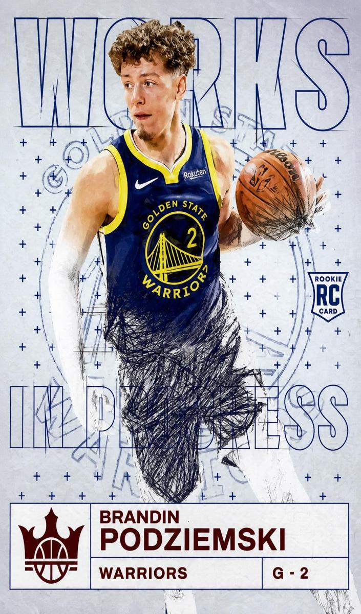 2023 Panini Court Kings Basketball Ruby Brandin Podziemski #15