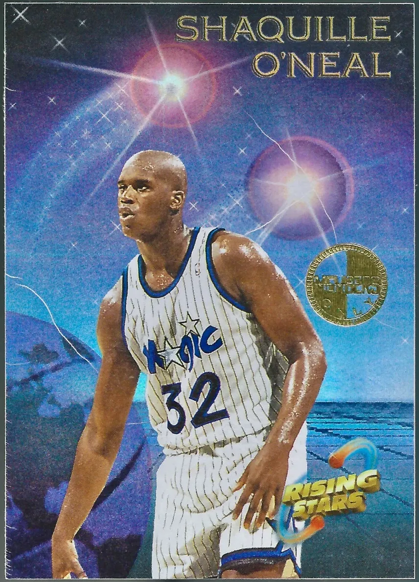 1994 Topps Stadium Club Basketball Members Only Shaquille O'Neal #5 PSA 8