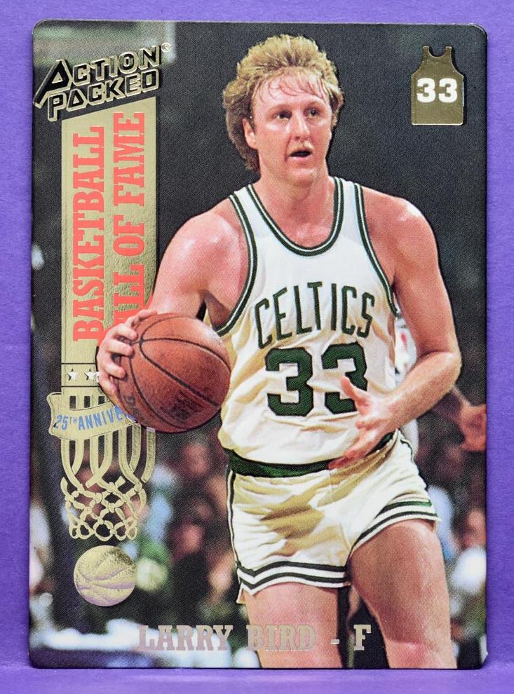 1993 Action Packed Basketball Larry Bird #21 PSA 9