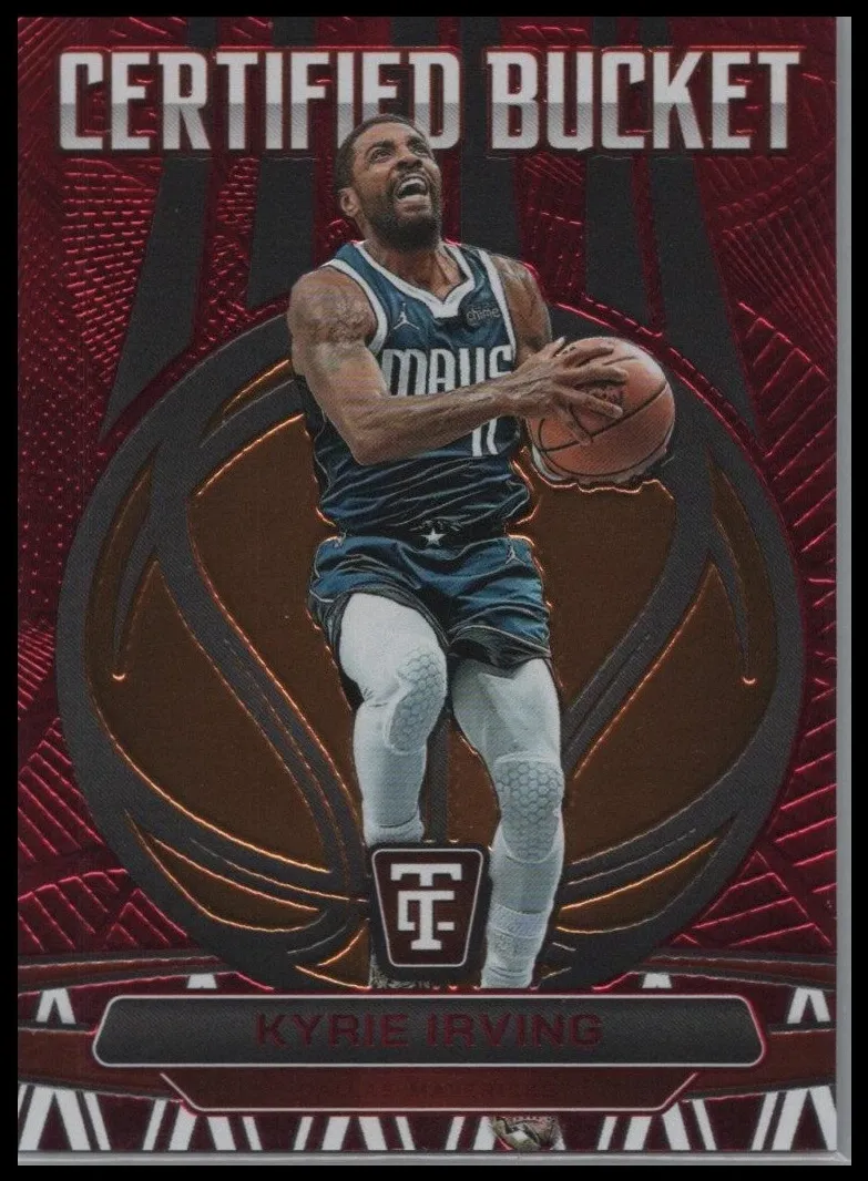 2024 Panini Totally Certified Basketball Mirror Red Kyrie Irving #17