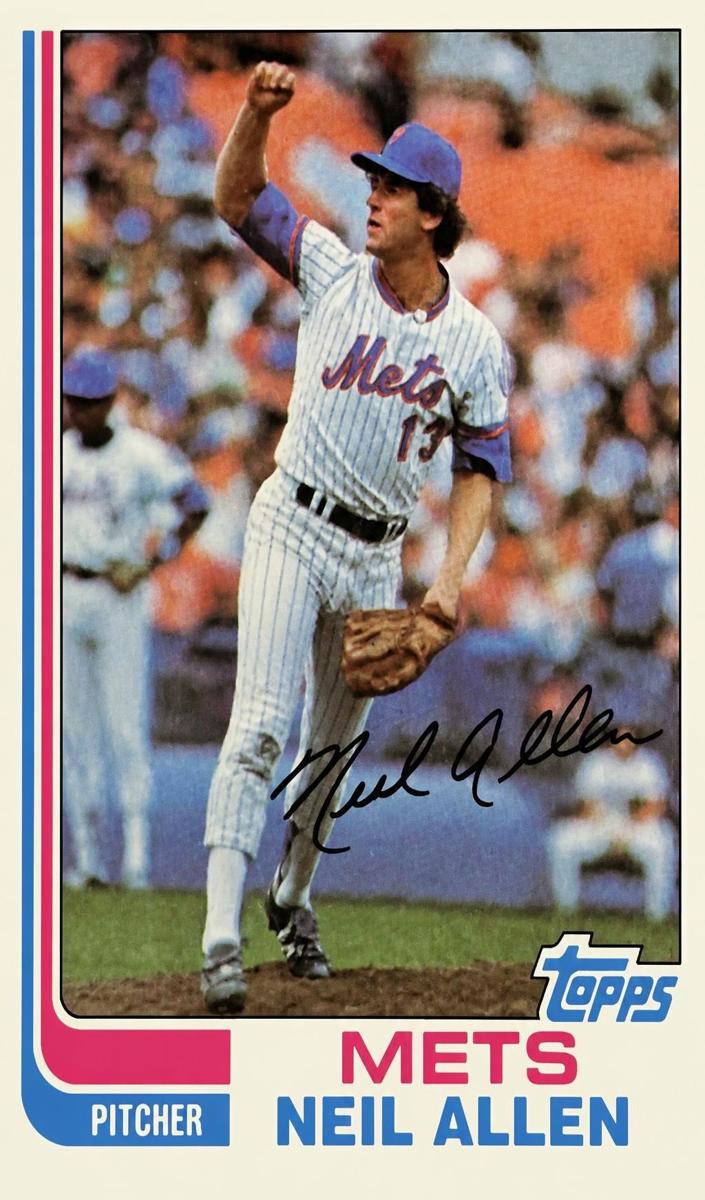 1982 Topps Baseball Neil Allen #205
