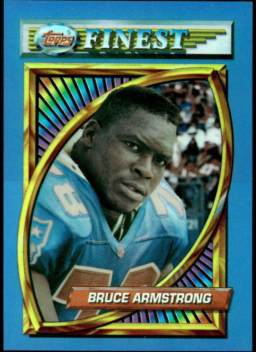 1994 Topps Finest Football Refractor Bruce Armstrong #55 PSA 8.5