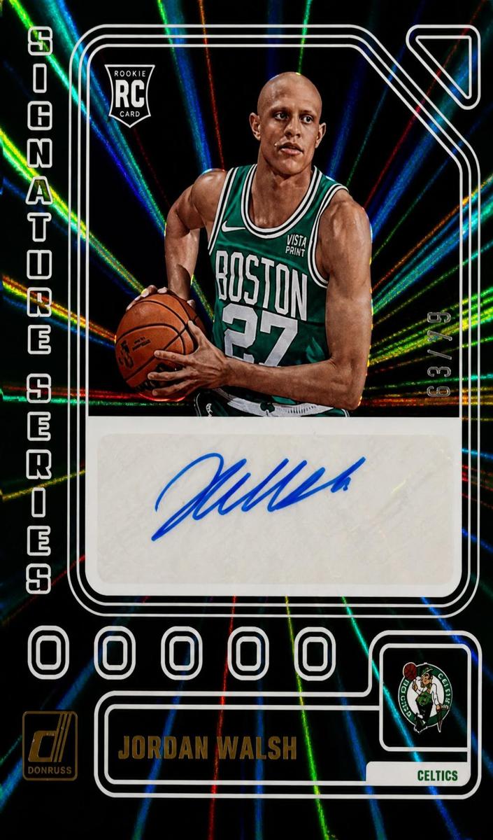 2023 Panini Donruss Basketball Holo Green Laser Jordan Walsh #SS-JOR PSA 10