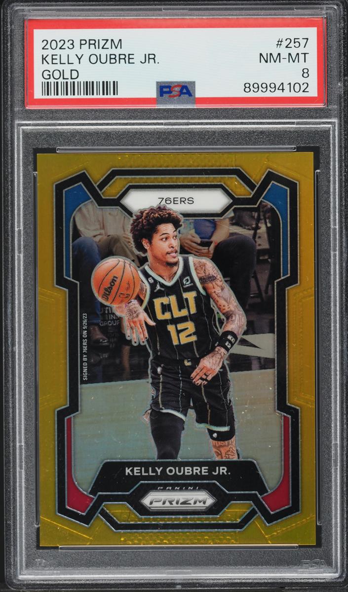 2023 Panini Prizm Basketball Gold Kelly Oubre Jr. #257 PSA 8