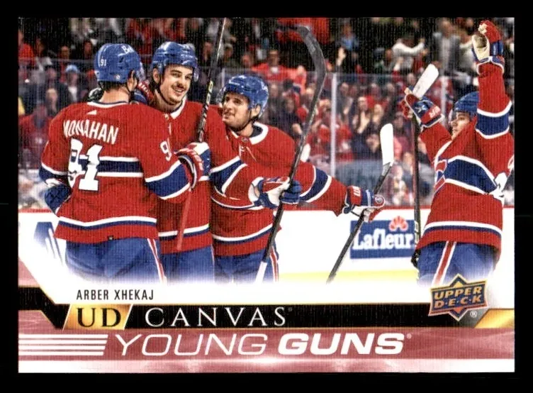 2022 Upper Deck Hockey Arber Xhekaj #C236 PSA 9