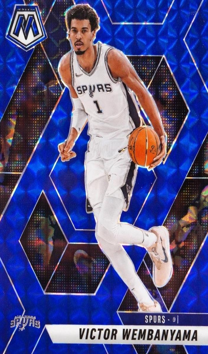 2024 Panini Mosaic Basketball Blue Victor Wembanyama #31